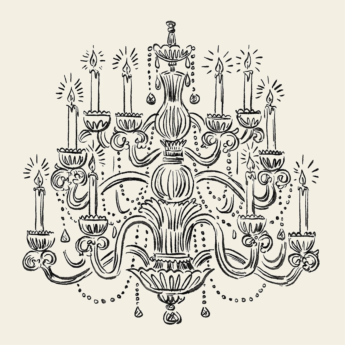 Servilletas Chandelier