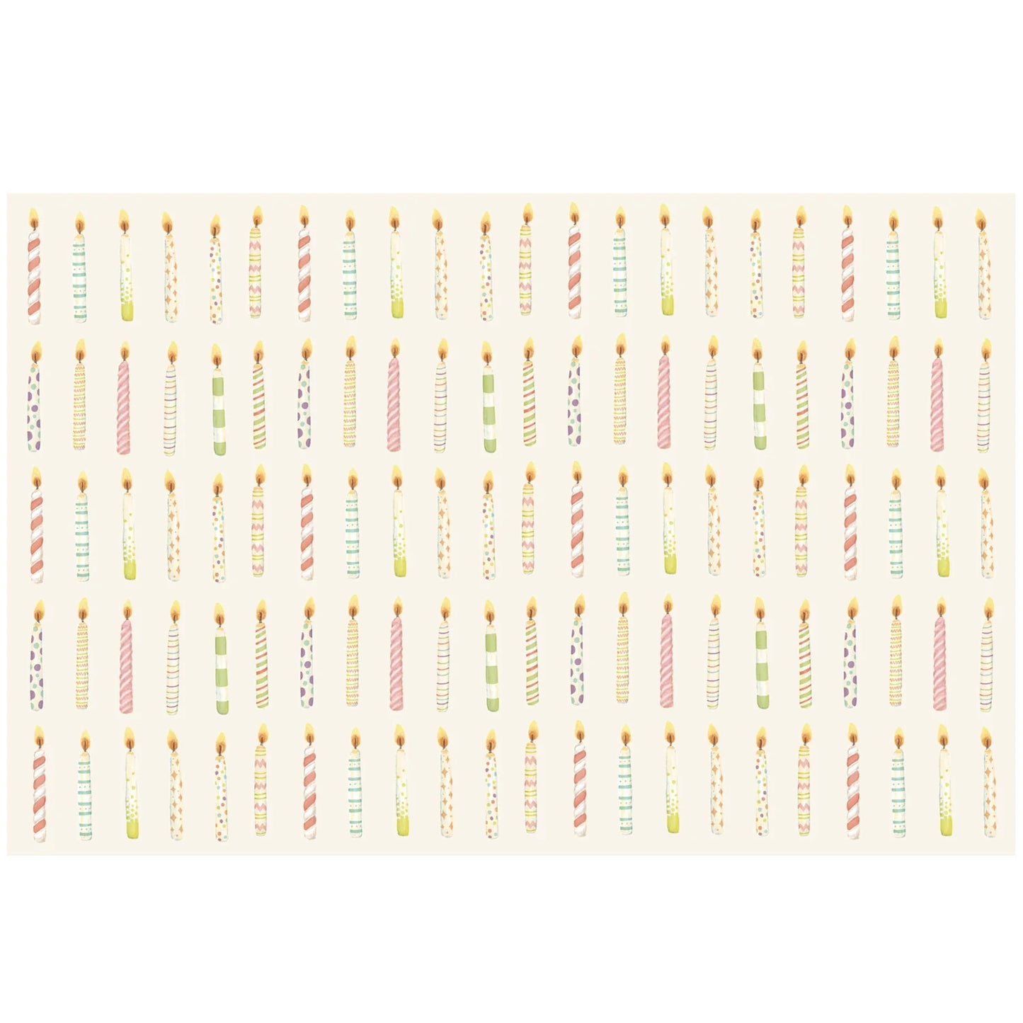 Individual de papel Birthday