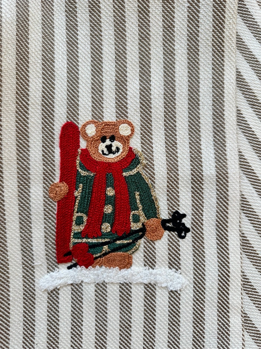 Toalla de Té- Ski Oso