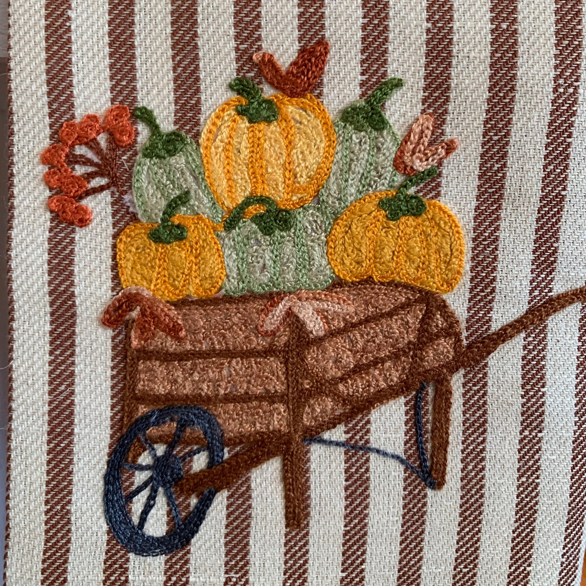 Toalla de Té- Carreta calabazas