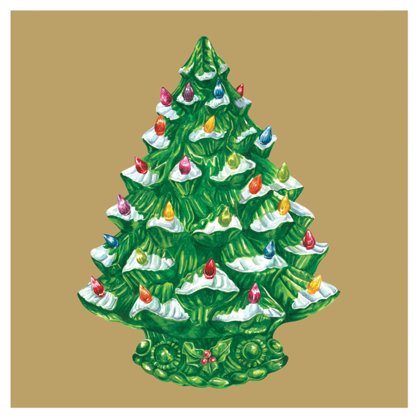 Servilletas Vintage Christmas Tree