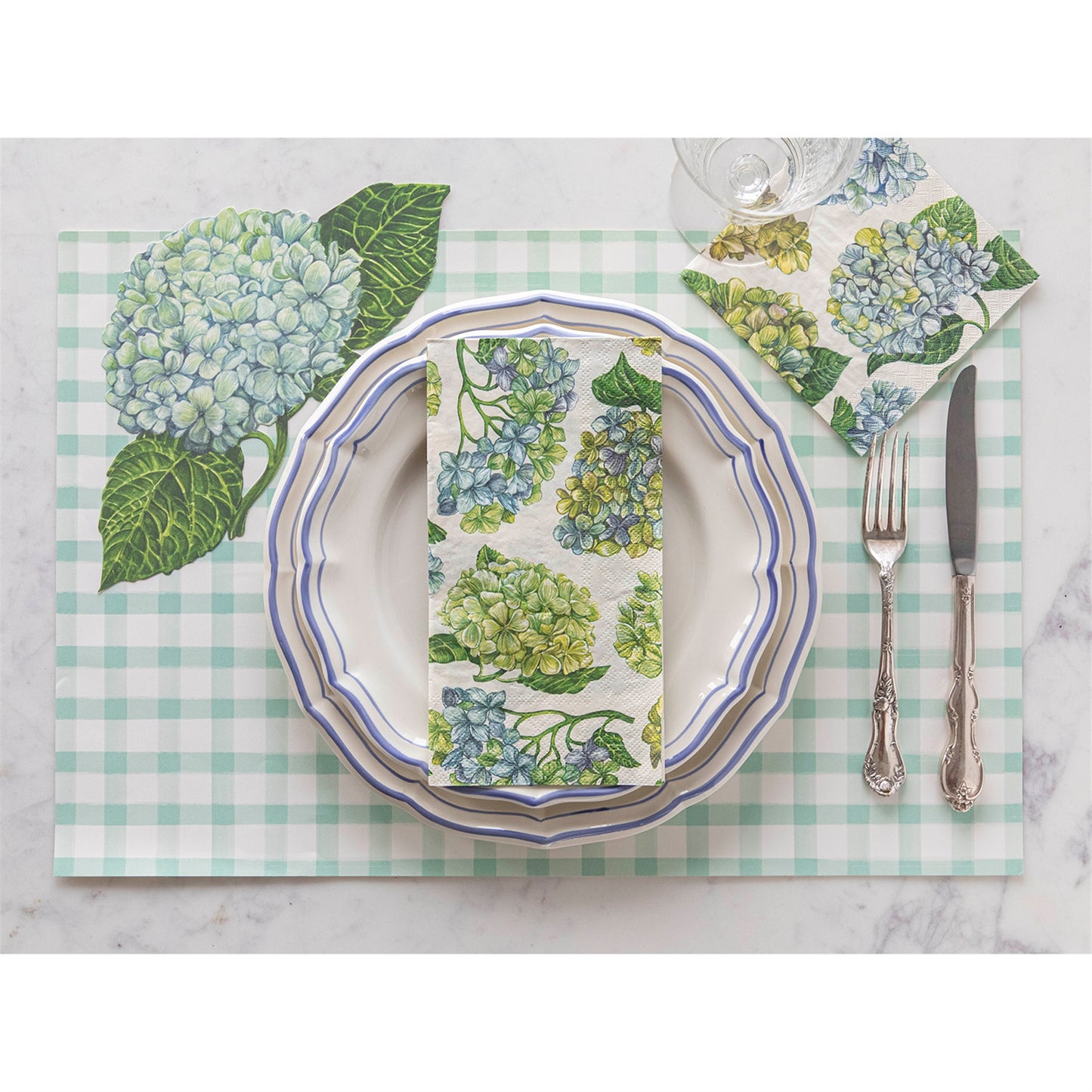 Servilletas Hortensias