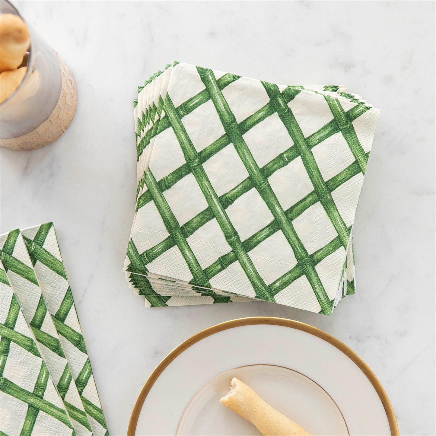 Servilletas Green Lattice