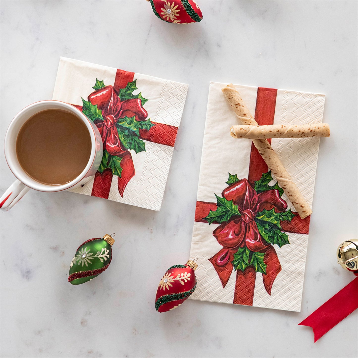 Servilletas Regalo de Navidad