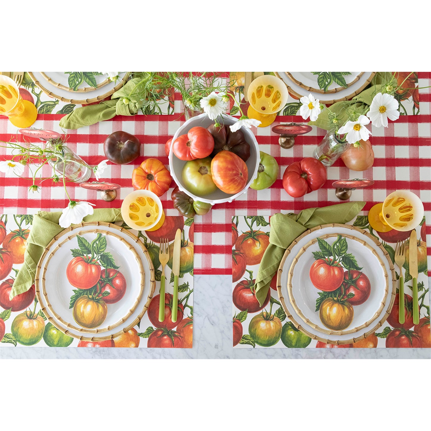 Individual de papel Tomates
