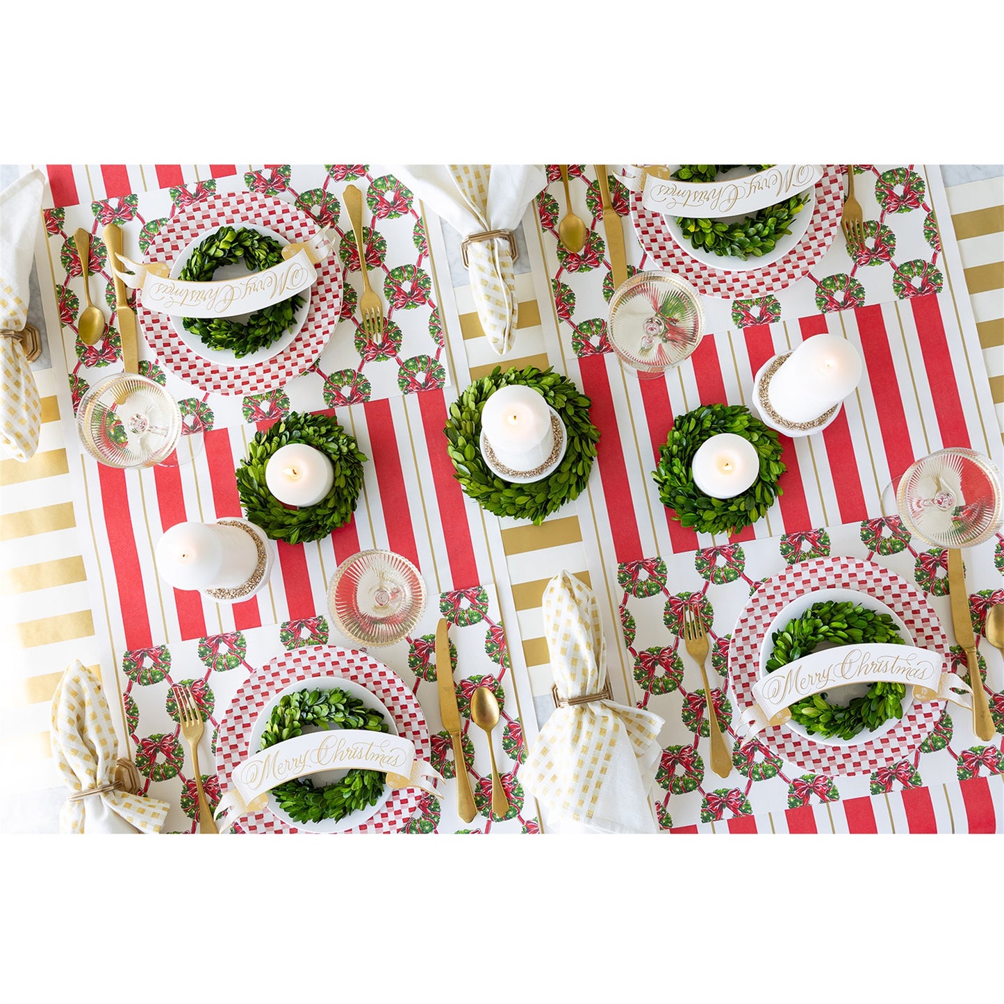 Individual Holiday Wreath Lattice