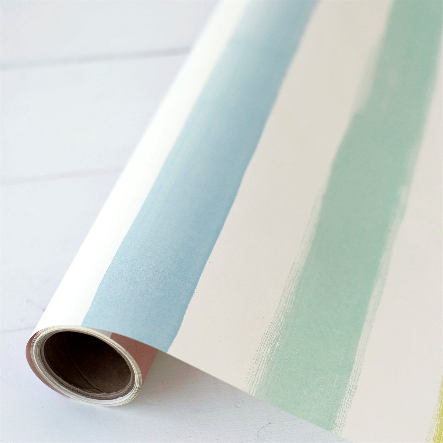 Camino de mesa de papel Rayas Pintado