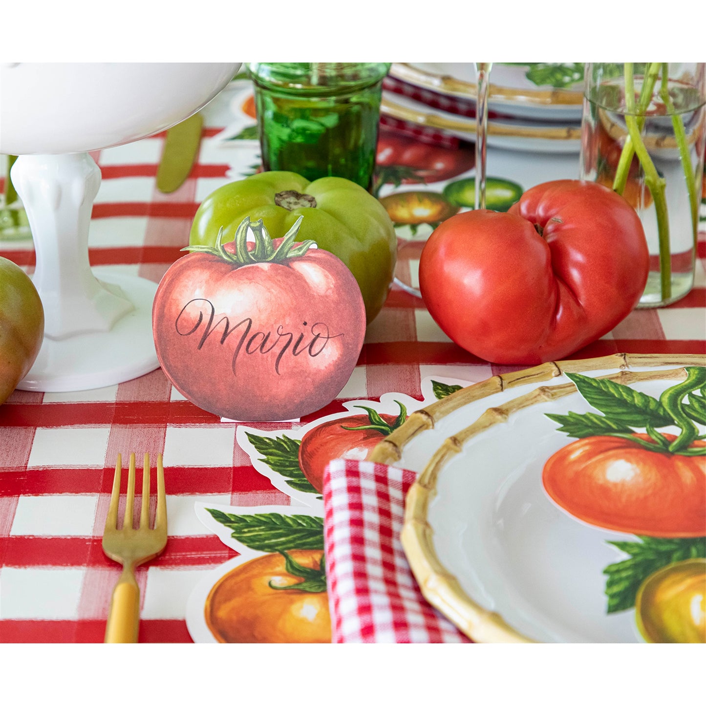 Marca puestos Tomate