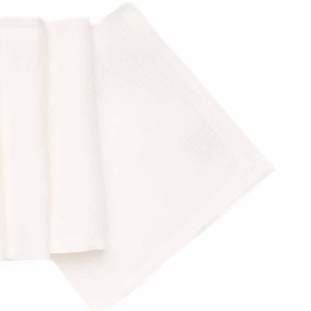 Servilletas de lino natural crema 51 x 51 cm