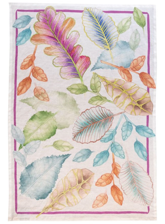 Toalla de Té - Foliage Rosado