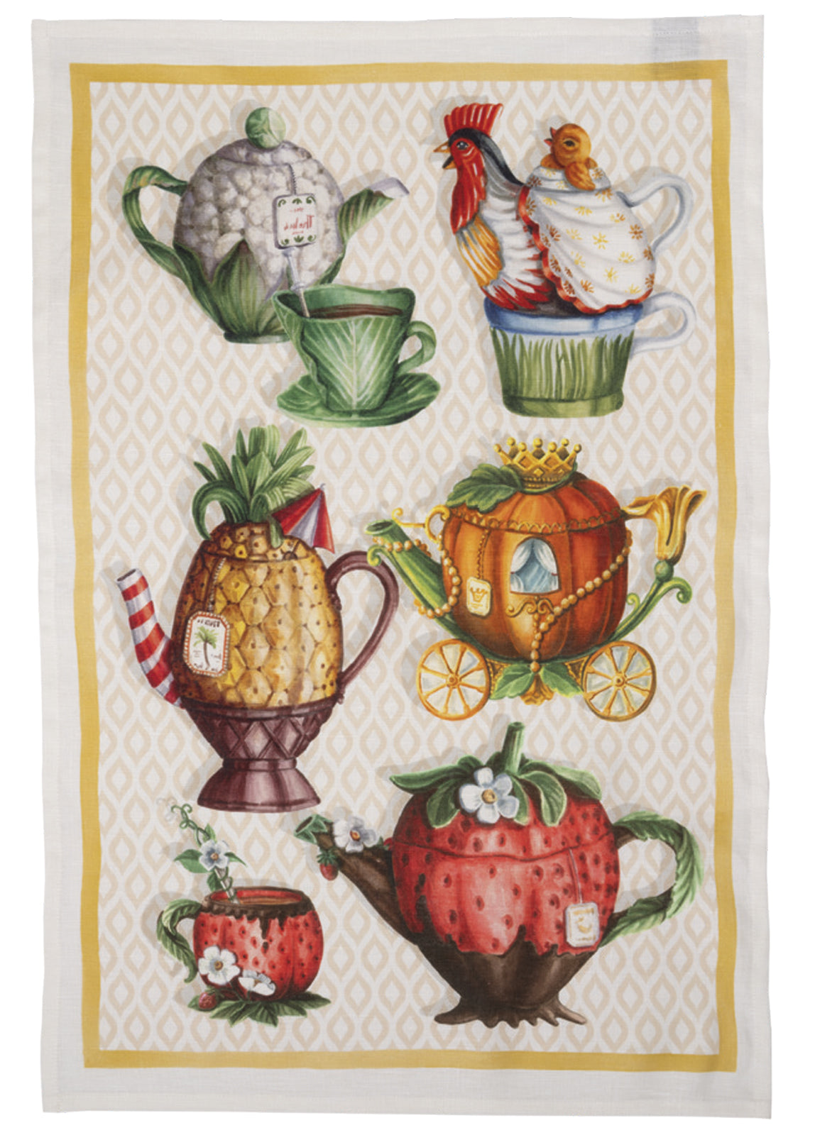 Toalla de Té - Tea Break Yellow