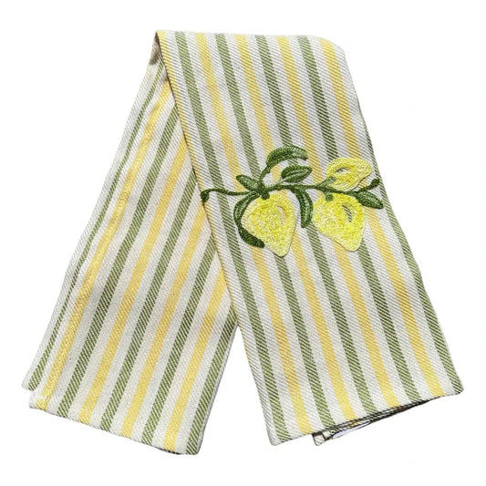 Toalla de Té- bicolor limones