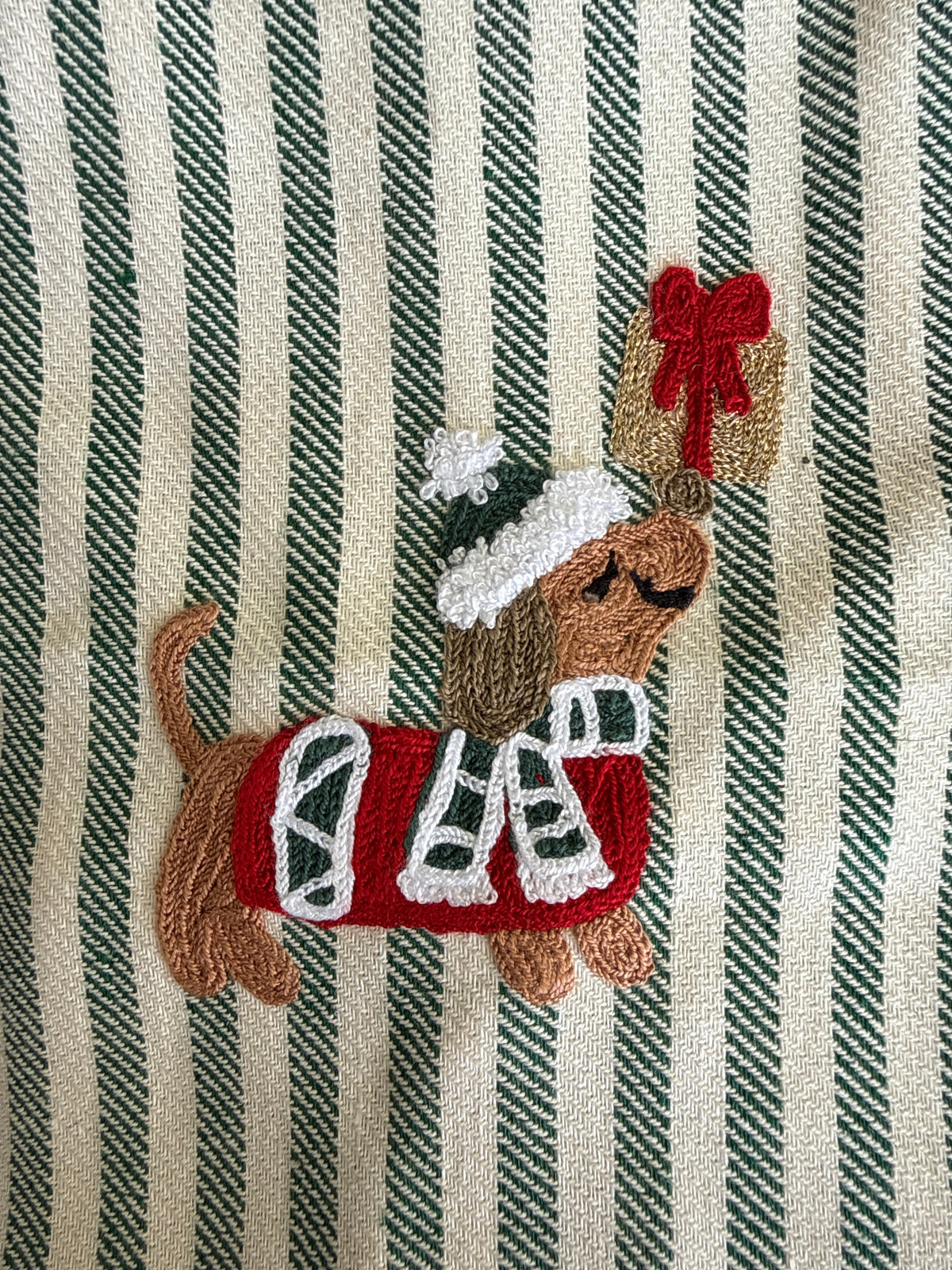 Delantal Perrito Navideño