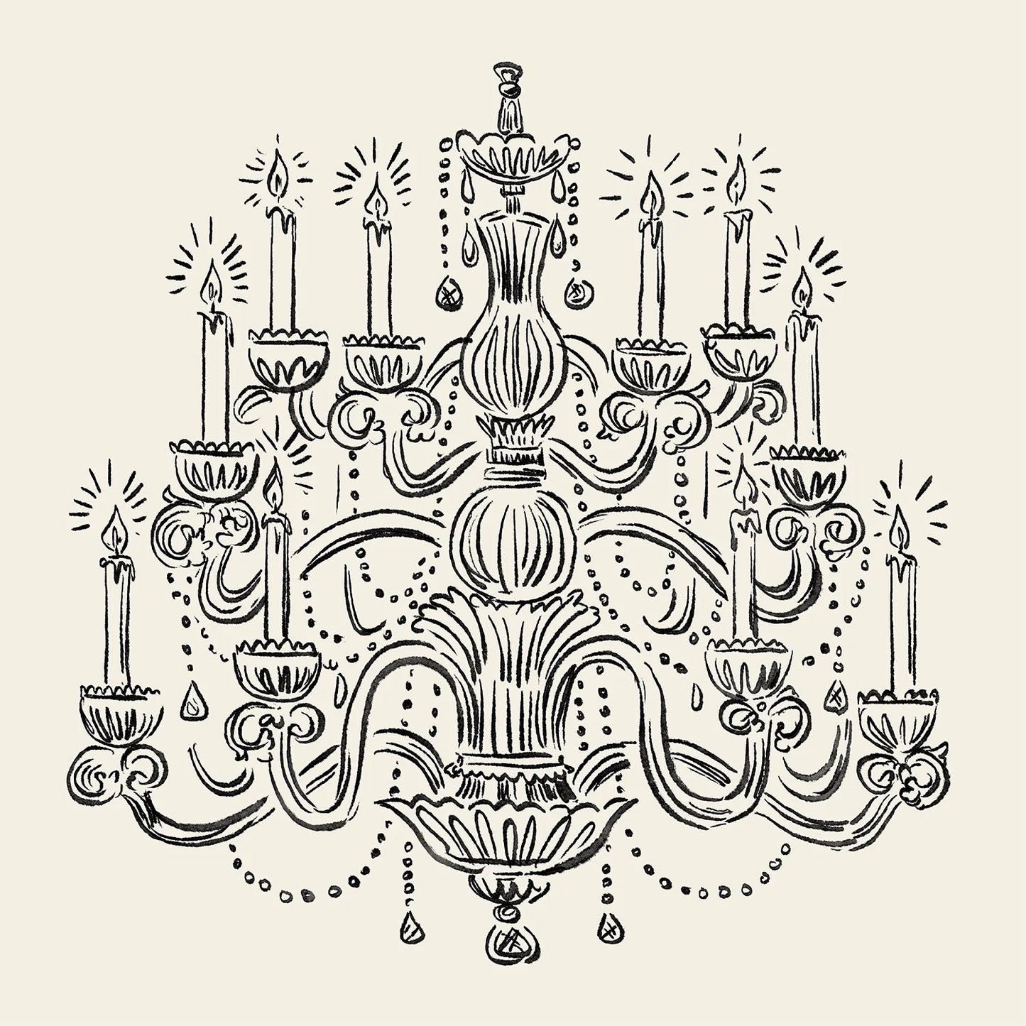 Servilletas Chandelier