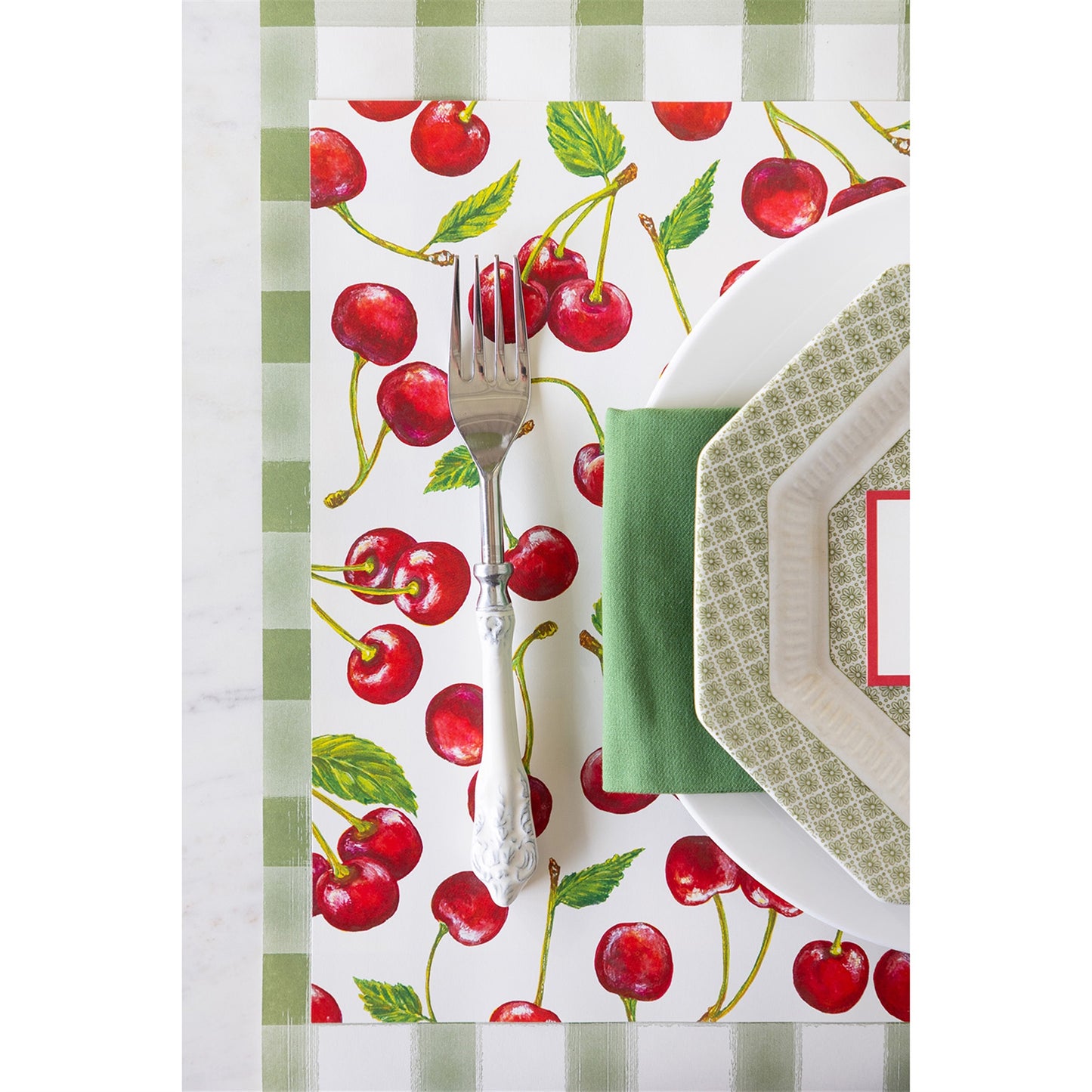 Individual de papel Cherry