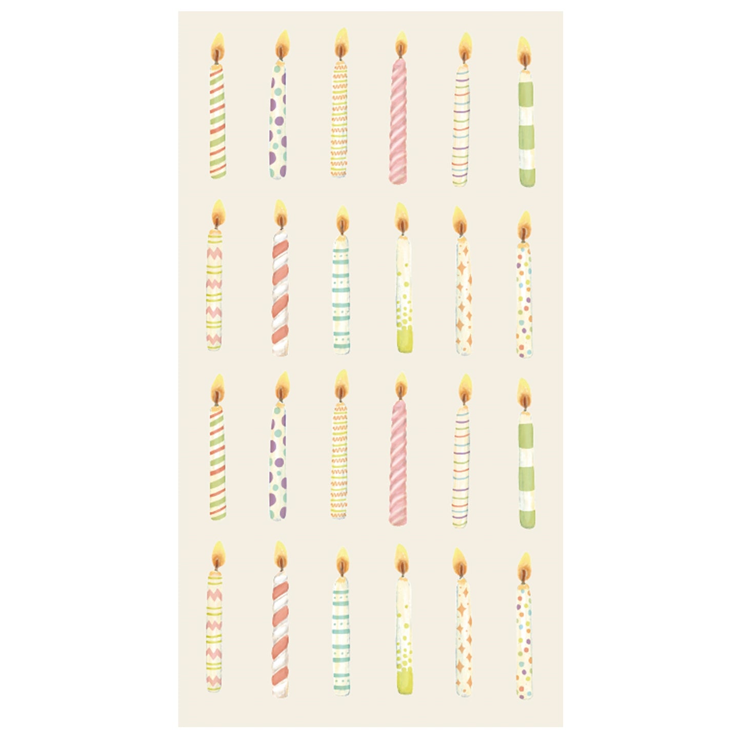 Servilletas Velas de Cumpleaños
