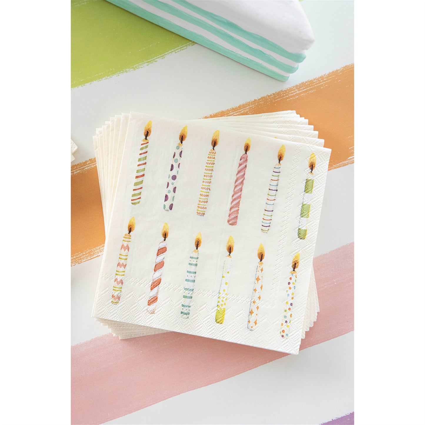 Servilletas Velas de Cumpleaños