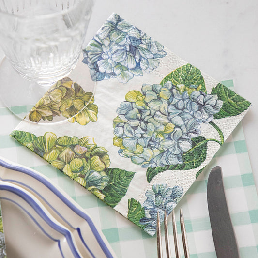 Servilletas Hortensias