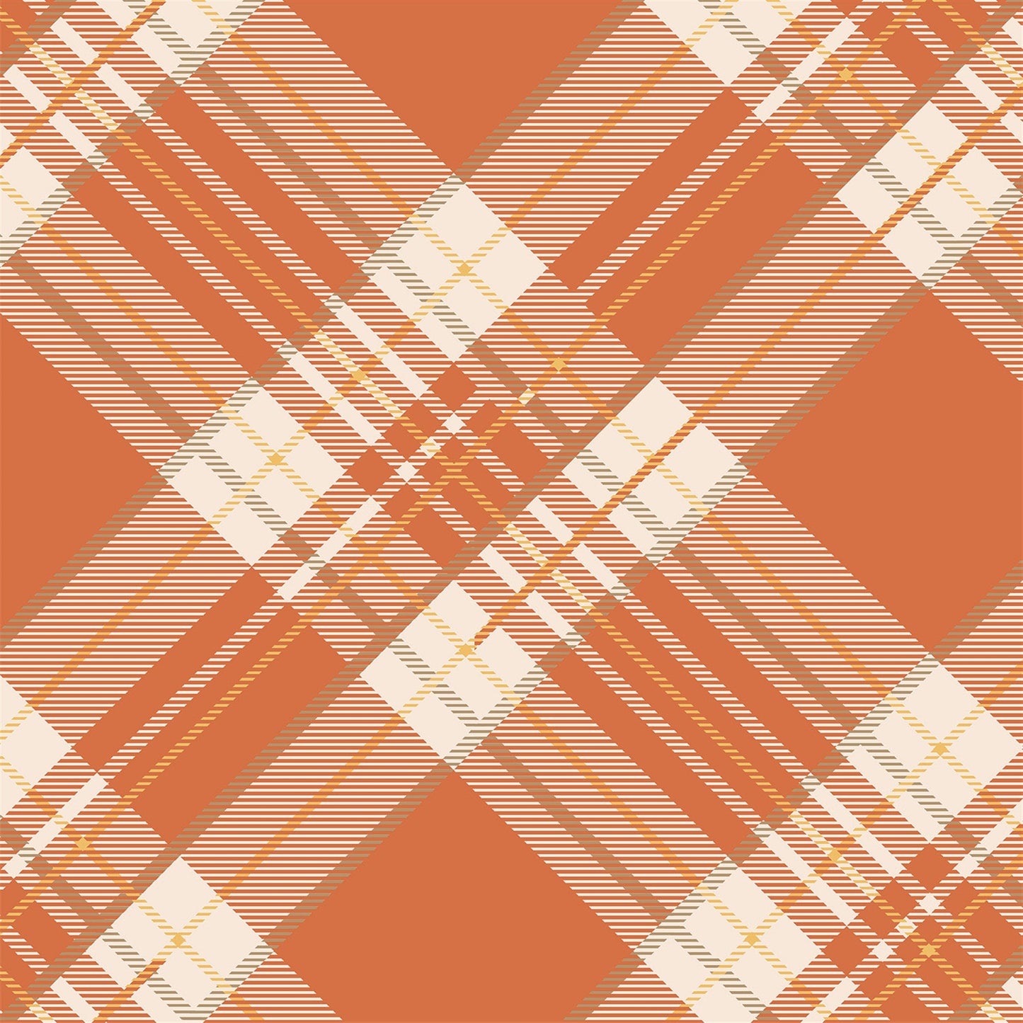 Servilletas Orange Tartan