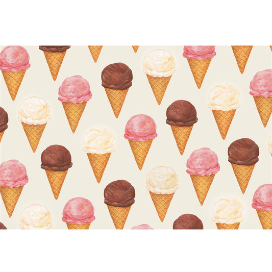 Individual de papel Helados
