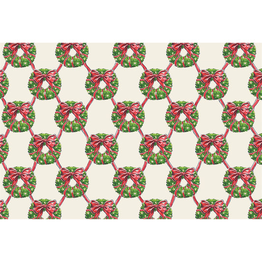 Individual Holiday Wreath Lattice