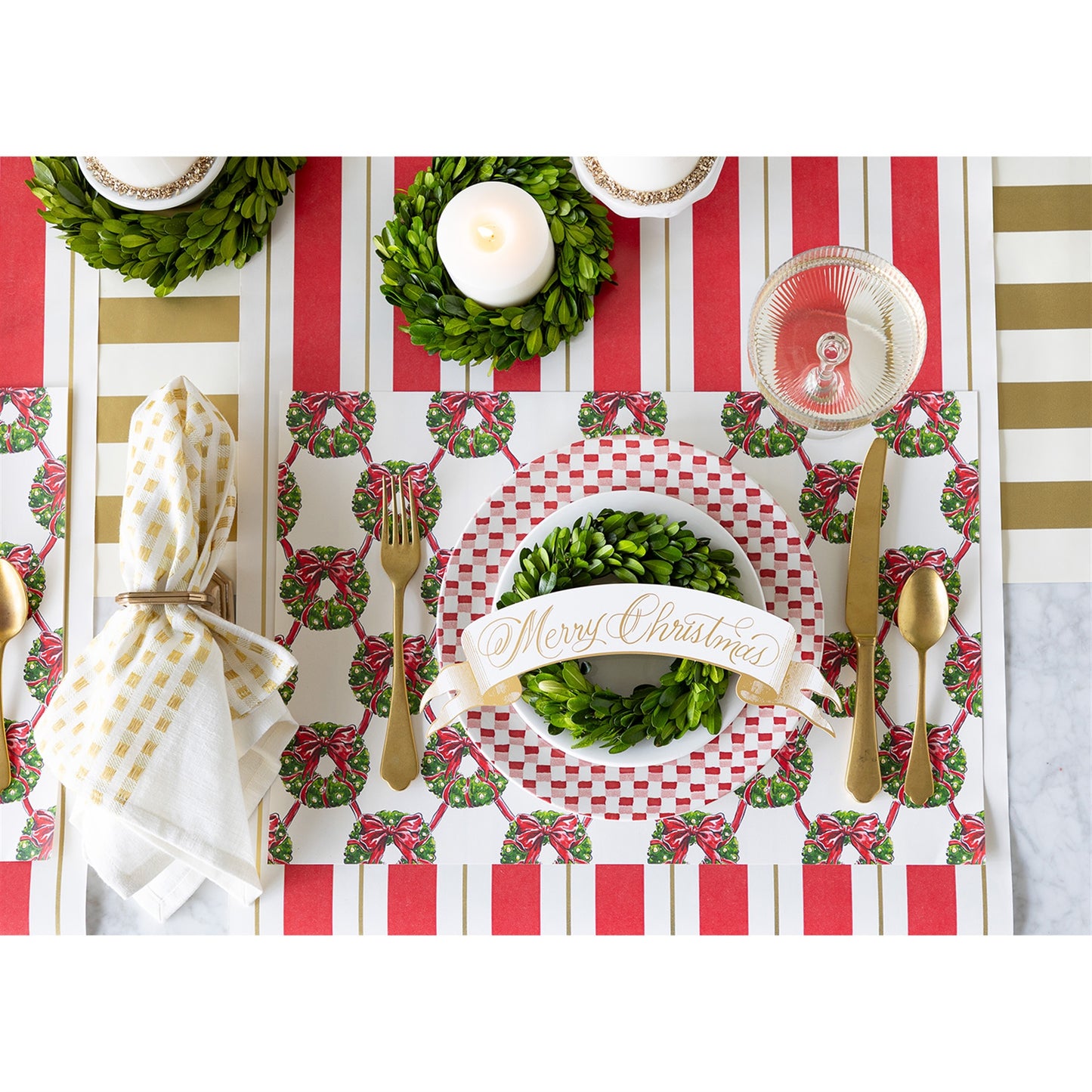 Table Accent - Merry Christmas Banner