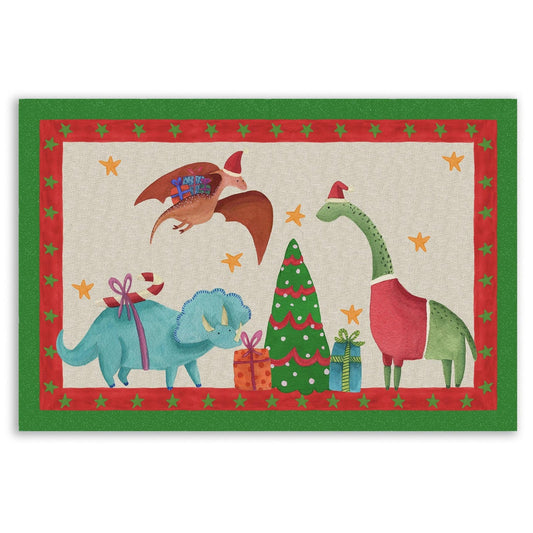 Alfombra Jurassic Xmas