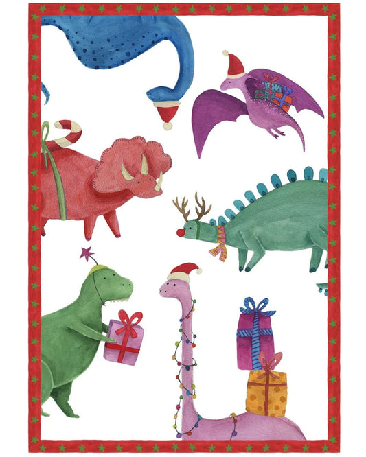 Toalla de Té - Jurassic Xmas Party